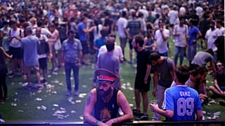 Público en una de las ediciones anteriores del festival de música Sónar.