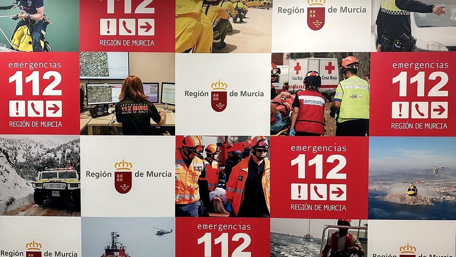 Imágenes del 112 de la Región de Murcia