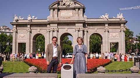 A Puerta de Alcalá depois de ter sido restaurada