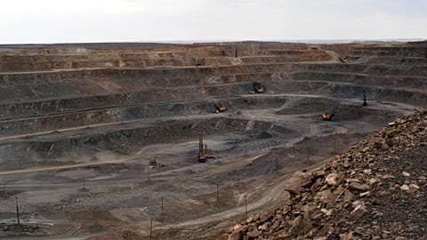 China rare earth mining