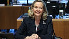 Die Präsidentin der Europäischen Investitionsbank Nadia Calvino