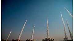 Von den IRGC abgefeuerte Raketen bei einem Manöver. 15. Januar 2021