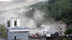 Soma'da bir maden alanı
