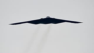 Bombardero B2 tras atacar Irán