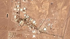 ABD'nin gerçekleştirdiği hava saldırısının ardından İran'ın Fordo'daki yeraltı nükleer zenginleştirme tesisi görüntülendi, 22 Haziran 2025.