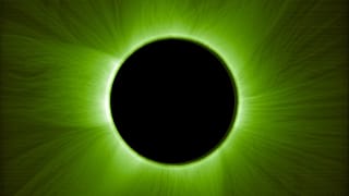 Primera imagen de la corona solar conseguida el 23 de mayo de 2025 con el Proba-3