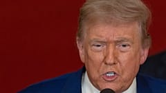 الرئيس دونالد ترامب يتحدث من البيت الأبيض في 21 حزيران/يونيو 2025 بعد ضربات أمريكية استهدفت مواقع نووية وعسكرية إيرانية.