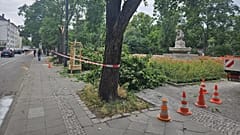 Folgen des Sturmes in Berlin