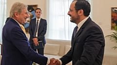 Ο Πρόεδρος της Κυπριακής Δημοκρατίας κ. Νίκος Χριστοδουλίδης δέχεται τον νεοδιορισθέντα Ειδικό Απεσταλμένο της Ευρωπαϊκής Ένωσης (ΕΕ) για το Κυπριακό κ. Johannes Hahn.