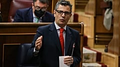 Félix Bolaños, durante una intervención