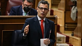Felix Bolaños, durante una intervención en el Congreso de los Diputados