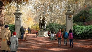 Siegerentwurf des Denkmals für Königin Elisabeth II. 