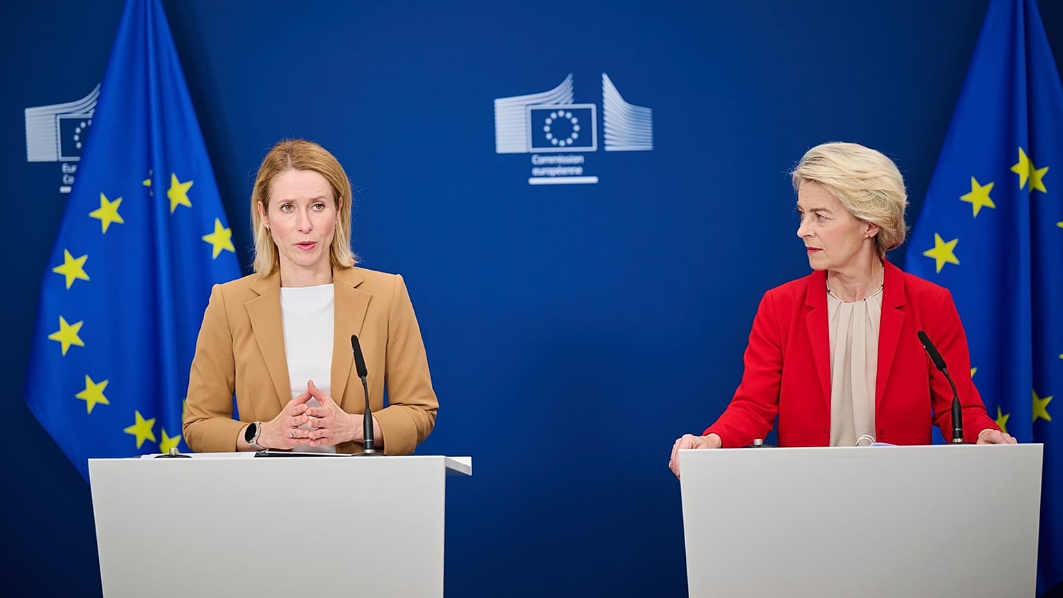 Kaja Kallas ve Ursula von der Leyen yaptırım paketini Haziran ayı başında sundu.