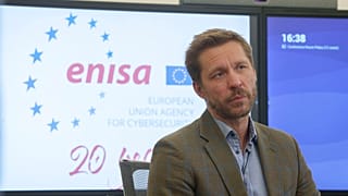 The executive director of the European Union Agency for Cybersecurity, ENISA, Juhan Lepassaar.