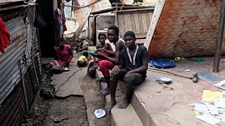 Niños en Mozambique.