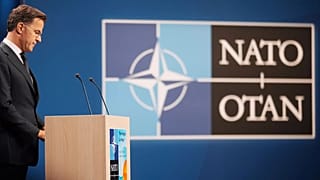 NATO Secretary General Mark Rutte speaks during a media conference ahead of the NATO summit in The Hague, Netherlands, Monday, June 23, 2025
