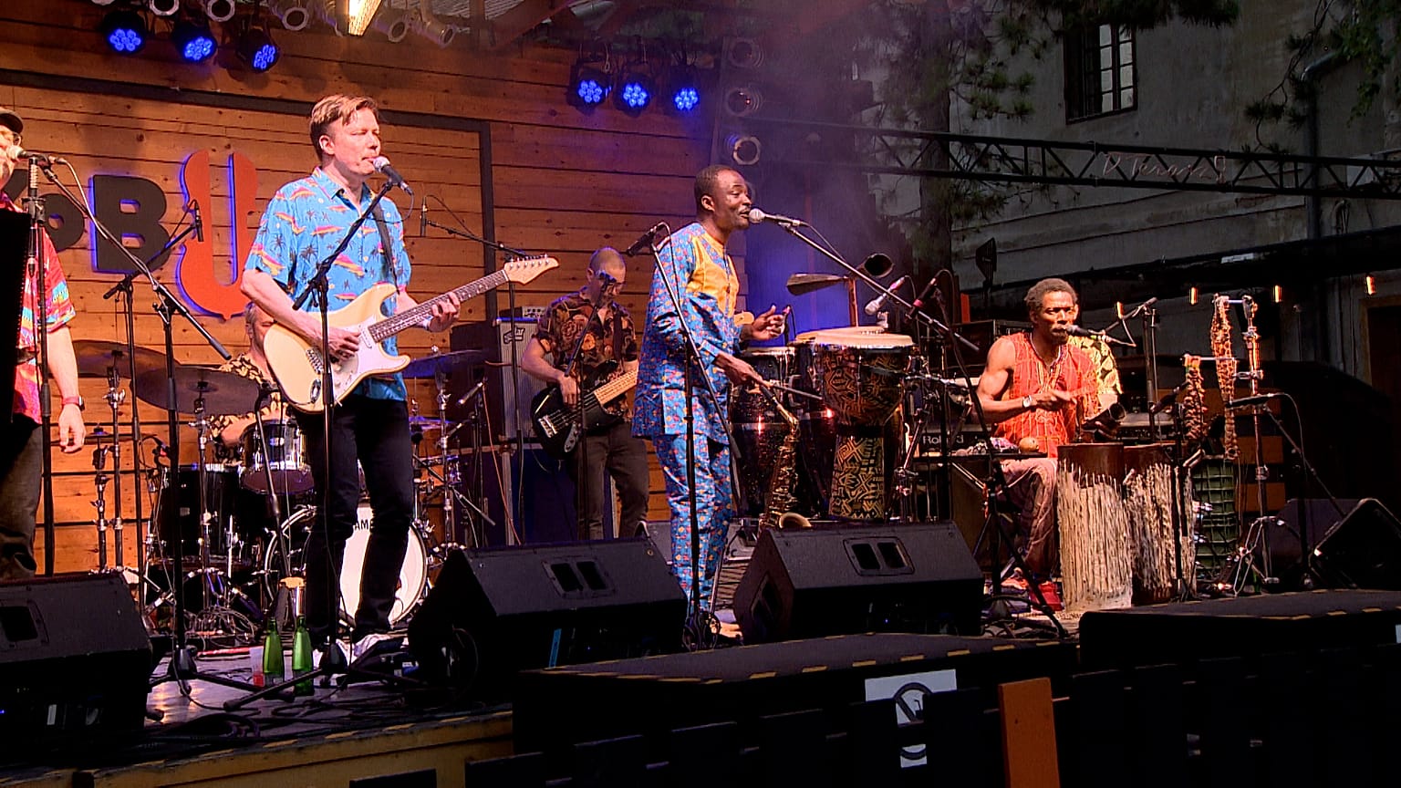 A Helssinki- Cotonou Ensemble koncertje a Kobuciban 2025. 06.24-én 