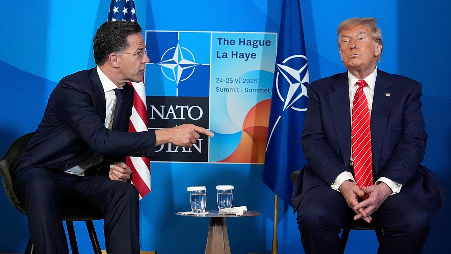 A troca de mensagens pessoais entre Mark Rutte e Donald Trump foi publicada pelo Presidente dos EUA no Truth Social.