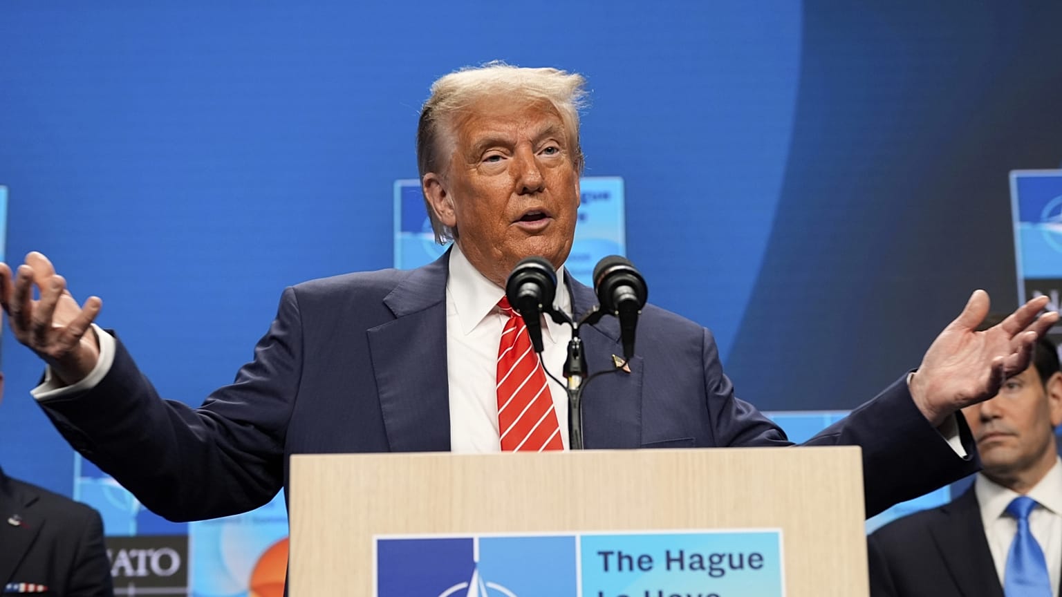 Az amerikai elnök a hágai NATO-csúcson