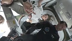 Kapu Tibor és társai a Nemzetközi Űrállomáson