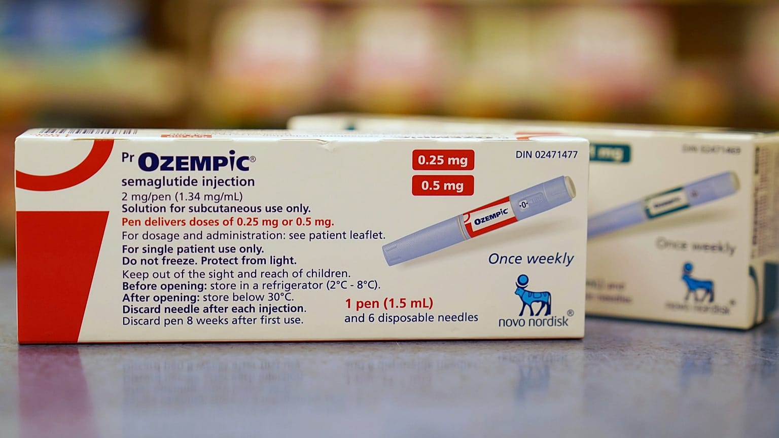 Ozempic en una farmacia en 2023.