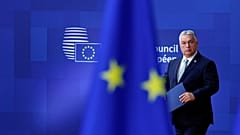 Primeiro-ministro húngaro, Viktor Orban, chega a uma cimeira da UE no edifício do Conselho Europeu em Bruxelas, quinta-feira, 26 de junho de 2025.