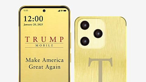 The Trump T1 mobile phone drops its 'Made in America' messaging. 