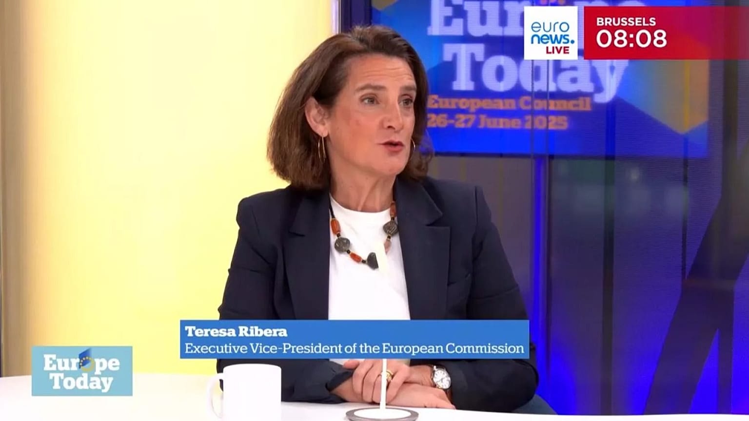 Teresa Ribera en Europa Hoy