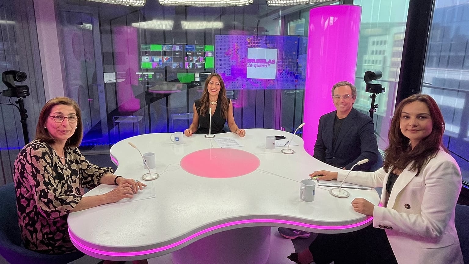 Mariana Corrêa com Ana Catarina Mendes, Ana Vasconcelos Martins, e Ricardo Borges de Castro