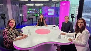 Mariana Corrêa com Ana Catarina Mendes, Ana Vasconcelos Martins, e Ricardo Borges de Castro