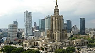 El distrito central de negocios de Varsovia. Polonia alberga el mayor número de grandes empresas tecnológicas de la región de Europa Central y Oriental.