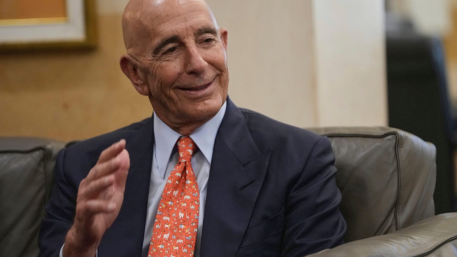 L'inviato speciale degli Stati Uniti in Siria Thomas Barrack