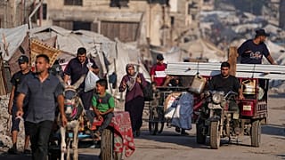 فلسطینیان آواره از جبلیا پس از صادر دستور تخلیه ارتش اسرائیل در شهر غزه، 29 ژوئن 2025