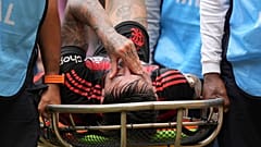 Erick Pulgar von Flamengo gestikuliert während des Achtelfinalspiels der Klub-WM zwischen CR Flamengo und Bayern München in Miami Gardens, FL, 29. Juni 2025