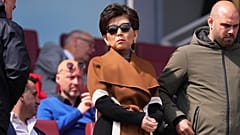 Michele Kang, propriétaire de l'Olympique Lyonnais, au match Arsenal FC - OL à l'Arsenal Stadium, à Londres, samedi 19 avril 2025.