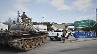 Szíriai katonák márciusban, Latakia közelében
