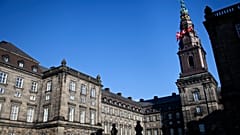 O Parlamento dinamarquês, Palácio de Christiansborg, em Copenhaga, é visto a 14 de fevereiro de 2018