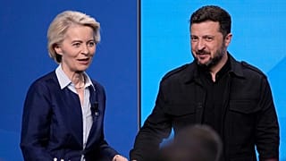 Zelenski y Von der Leyen.