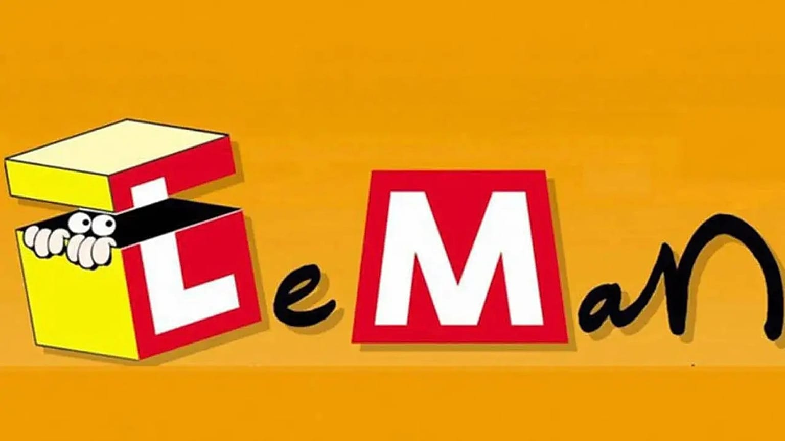 To archiwalne zdjęcie przedstawia logo magazynu Leman.