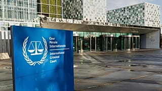 Lahey'deki Uluslararası Ceza Mahkemesi'nin dış cephesinin genel görünümü, Hollanda, 12 Mart 2025