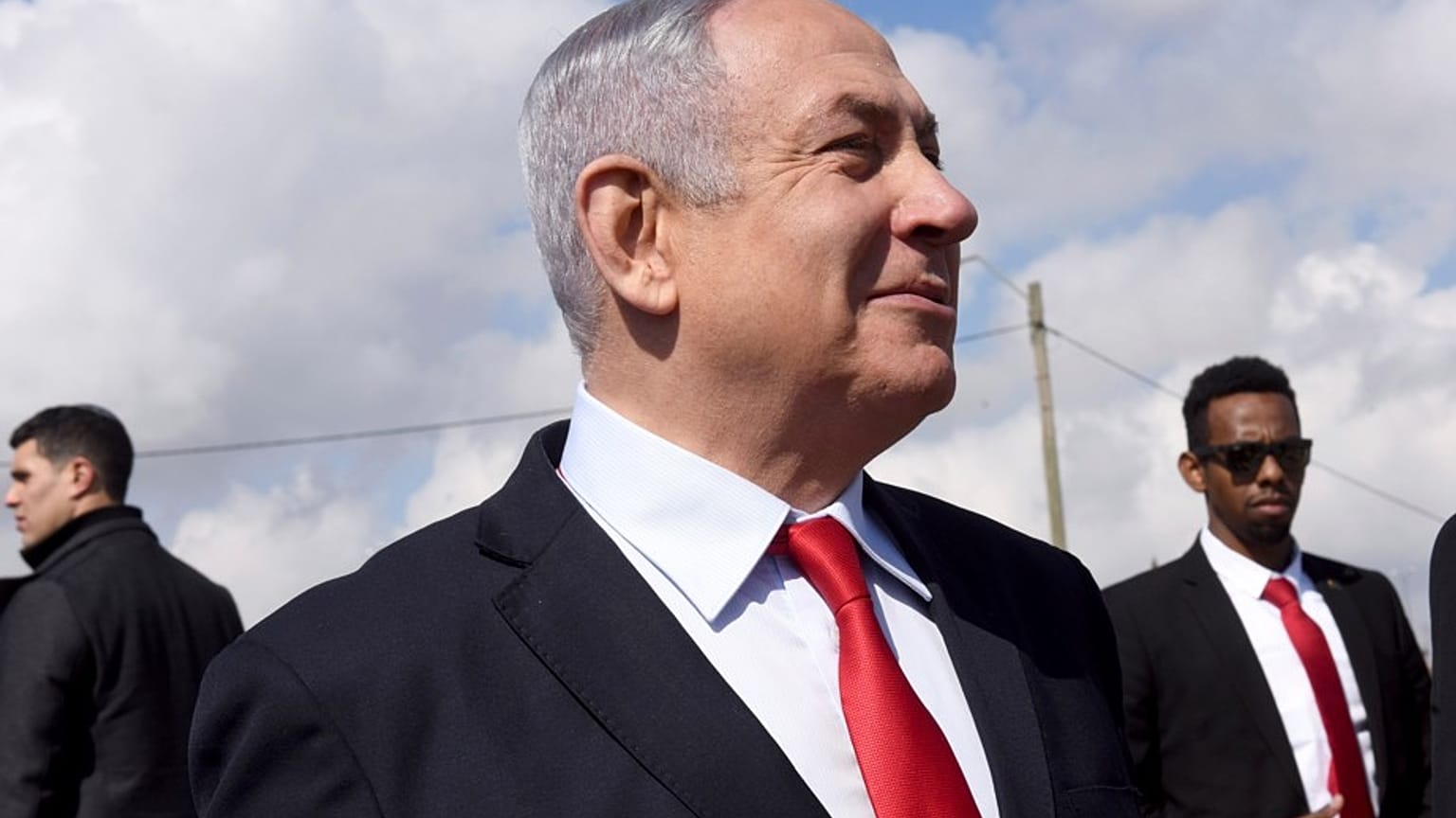رئيس الوزراء الإسرائيلي بنيامين نتنياهو، القدس الشرقية، الخميس 20 فبراير 2020. 