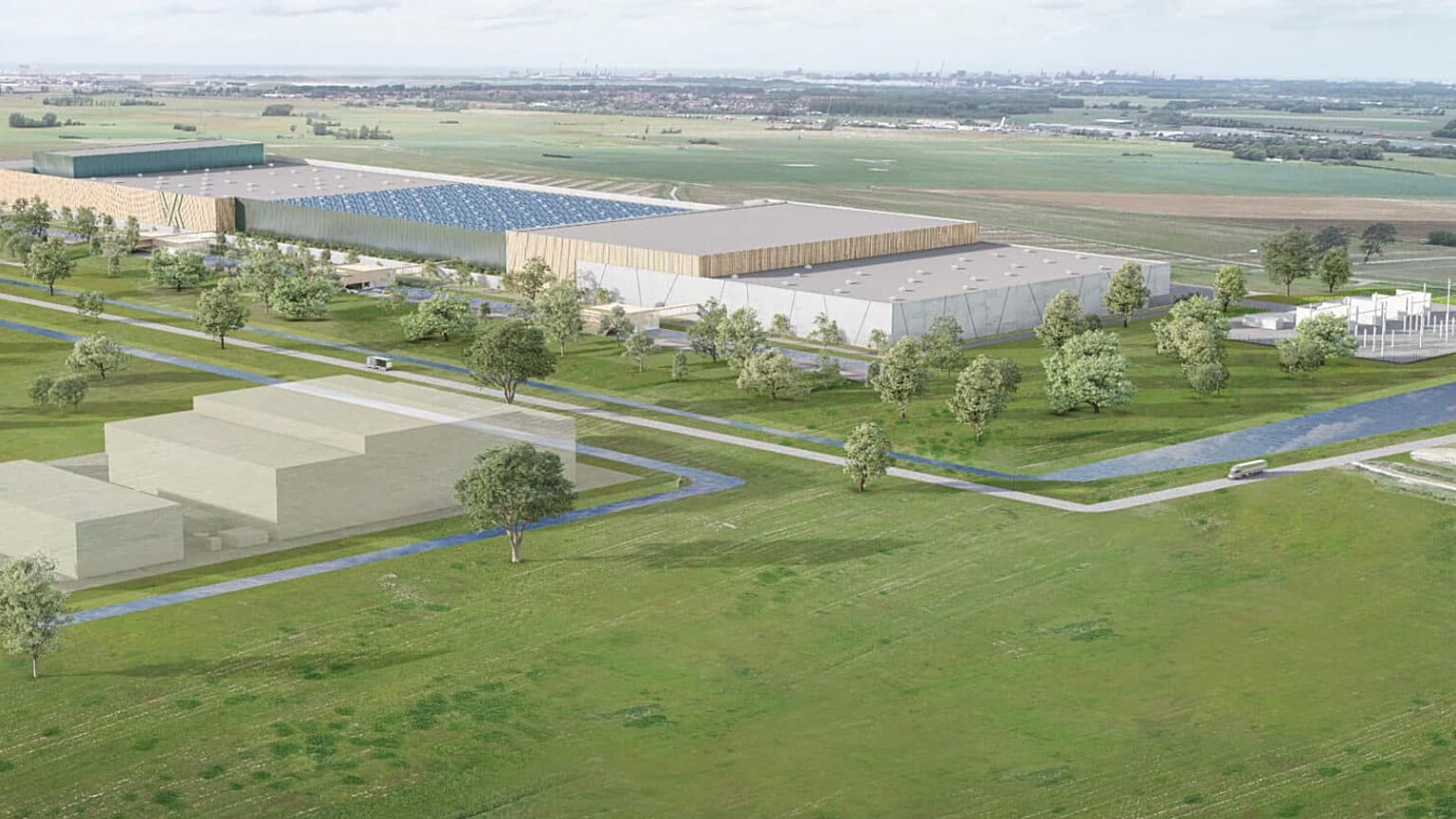 The Verkor Gigafactory – aerial view
