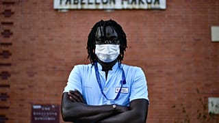 Virus Outbreak One Good Thing Migrant Nurse in Spain
