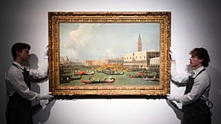 Rare Canaletto painting breaks record at auction