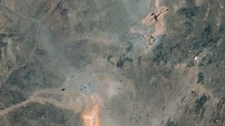 تصویر هوایی از تاسیسات فردو و فعالیتهای ایران پس از حمله آمریکا