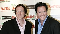 Michael Madsen, junto a Quentin Tarantino, en una gala de premios británica