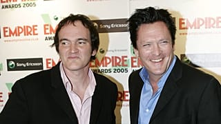 Michael Madsen, junto a Quentin Tarantino, en una gala de premios británica