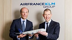 SAS CEO Anko van der Werff. and Air France–KLM CEO Benjamin Smith.