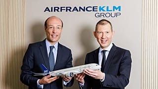 SAS CEO Anko van der Werff. and Air France–KLM CEO Benjamin Smith.