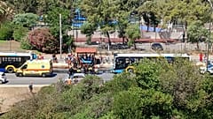 Foto del lugar de la colisión